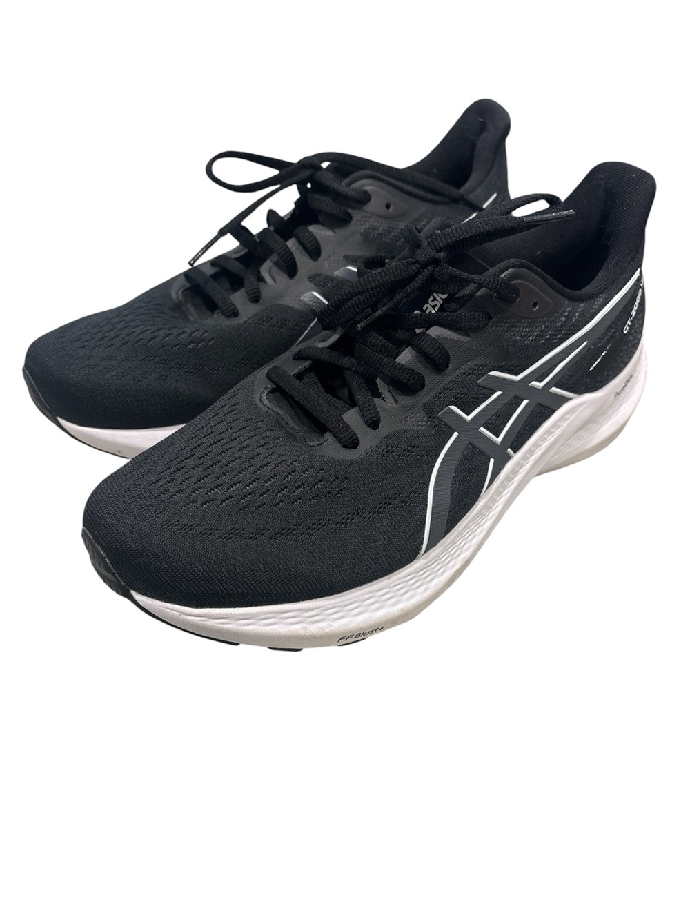 Asics Black and White Women's Running Shoes - Picture 9 of 14